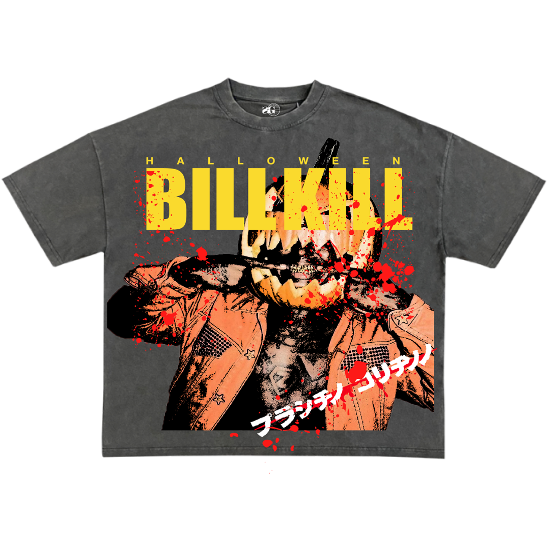 Halloween Bill Kill Tee GREY