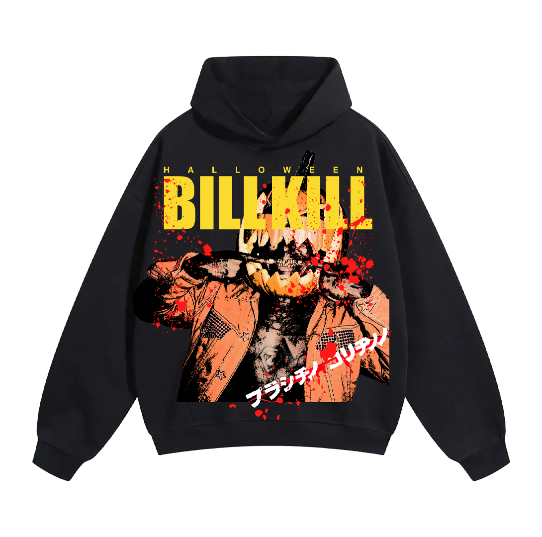 Halloween Bill Kill Hoodie Black
