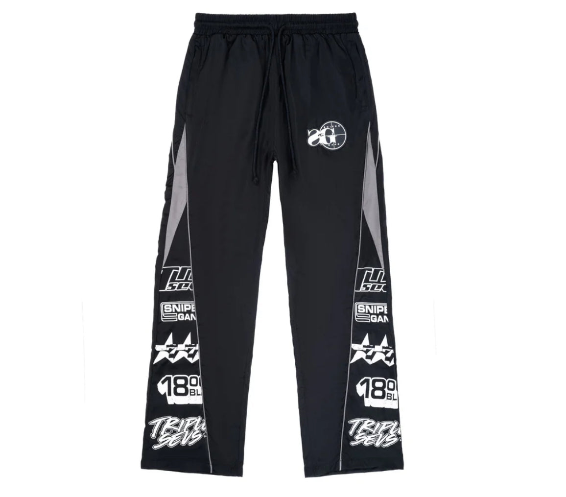 SG 777 Black Tracksuit Pants