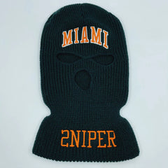 MIAMI SKI MASK (CANES - FOREST GREEN)