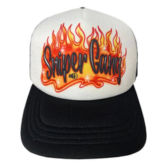 AIRBRUSH (FLAMES: TRUCKER HAT)